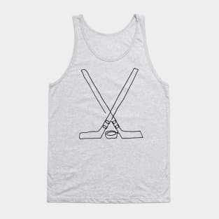 Hockey one line Tank Top